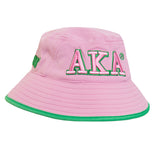 Alpha Kappa Alpha Novelty Bucket Hat Pink